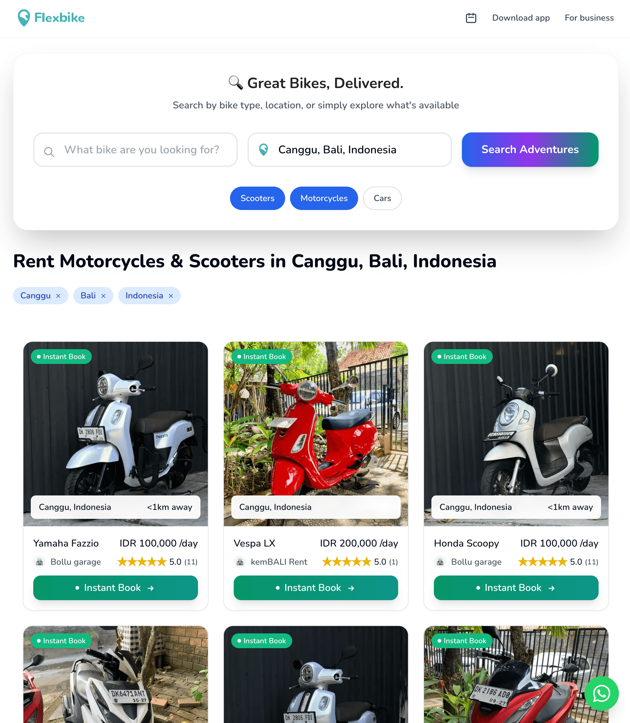 Flexbike Launch Notes